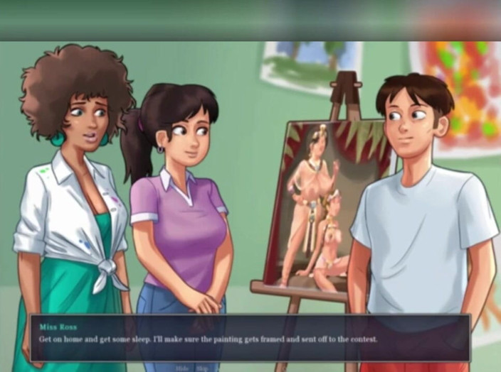 3DXXXTEEN2 Cartoon: hot girl wants sex. 3D porn cartoon sex