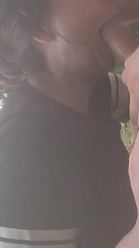 Blowjob by the River