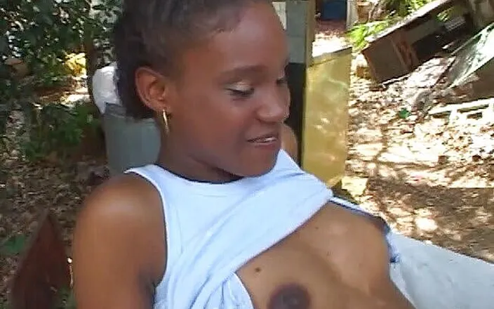 Black Jass: Teen against thick white cock