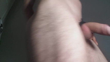 Curiosity: Skinny boy play cock with finger in ass