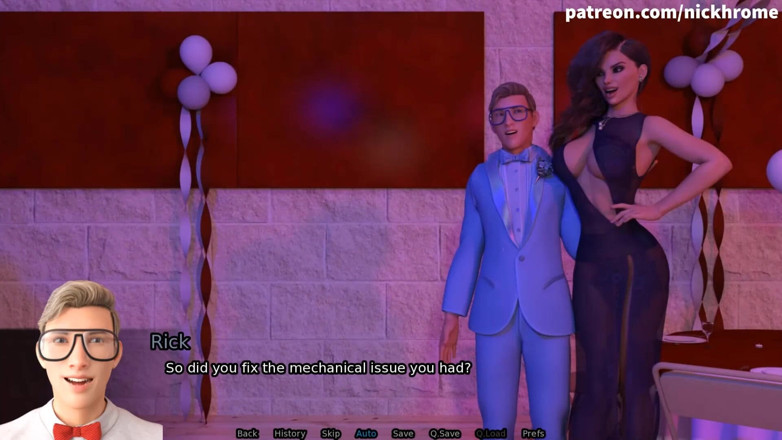 Visual Novels: SexBot 13 - toccando il cazzo alla festa