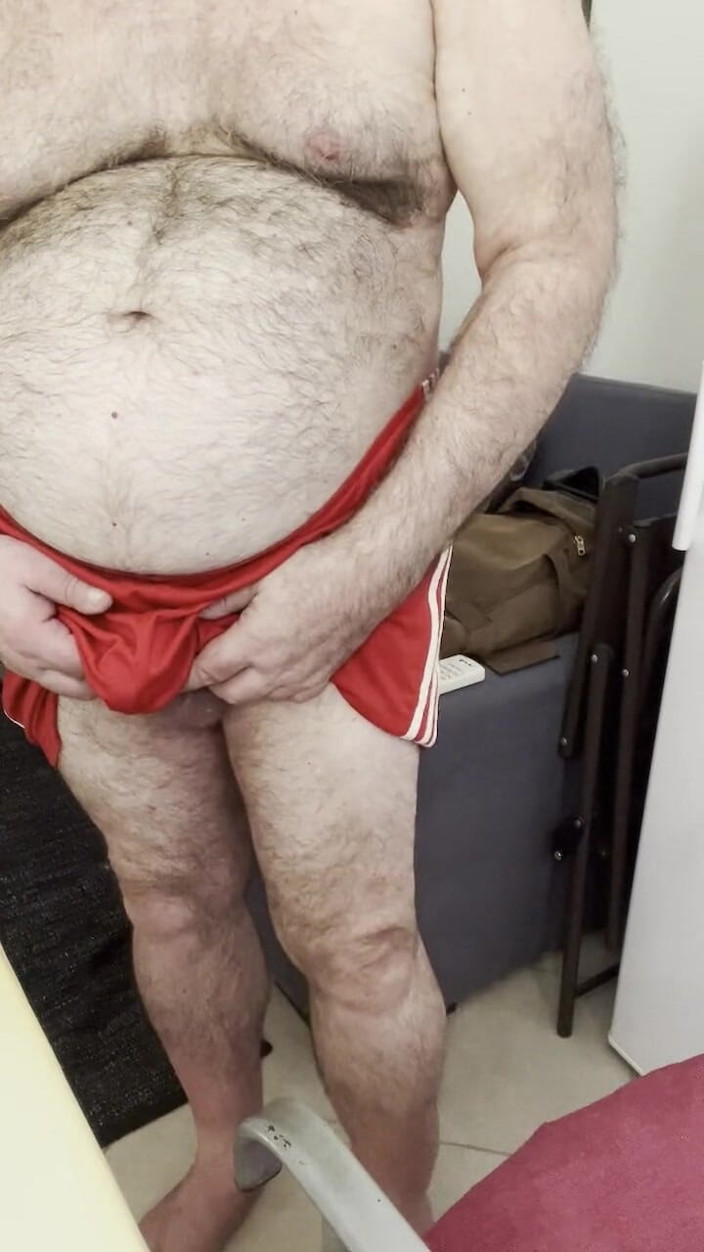 Coach Karl dude lodge: Coach Karl's Balls Accidentally Slip Out of His Gym Shorts,...
