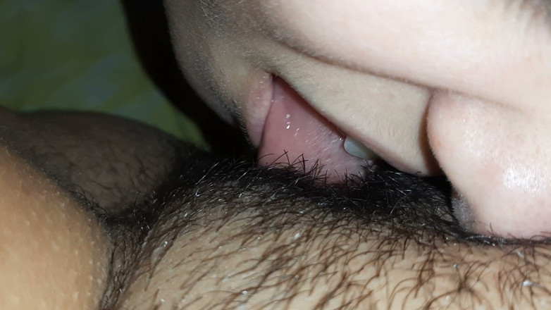 Lesbian-illusion: I Press Her Head Closer to My Hairy Pussy with...