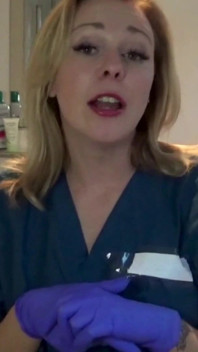 Latex Glove JOI in the Dental Chair Naughty Nurse POV