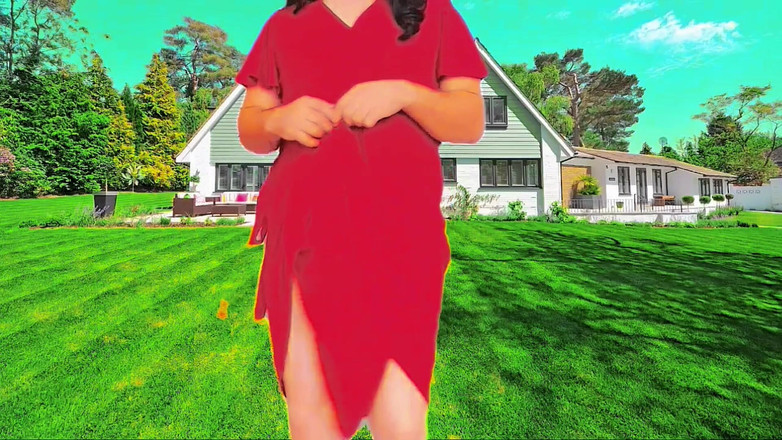 Kitty_Cross: Femboy espreitando ao virar da esquina com sorriso provocante