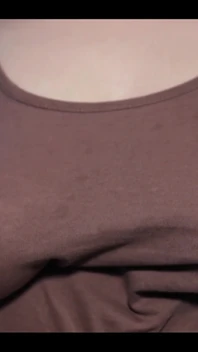 I Touch My Big Natural Tits Through My T-shirt