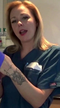 Latex Glove JOI in the Dental Chair Naughty Nurse POV