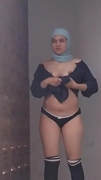 Hijab al aire libre
