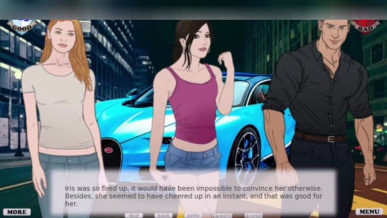 3DXXXTEEN2 Cartoon: Eva går ner riktigt djupt. 3D porr tecknad sex