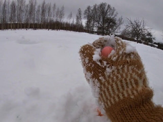 Hera Harding: Cold Handjob in the Alps