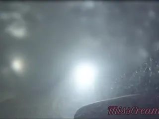 Miss Creamy: Flashing My Pussy in Front of a Boy in Swimming...