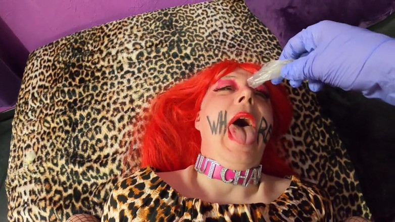 Beauty-of-pain: Whore-swallowing Is Your Job