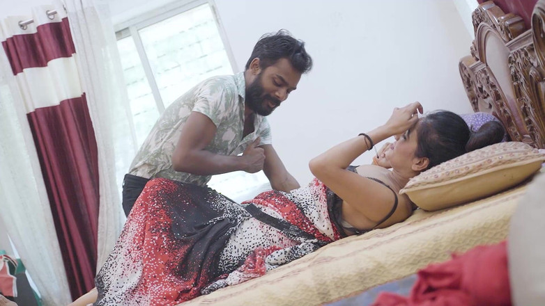 Your dream girl: A Sexy Desi Bhabi Called a Desi Handsome Boy to...