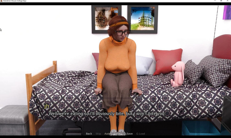 EroticKrisso: Büyükannenin evi - üvey kız kardeşinin mükemmel büyük götü ve lezzetli vajinası