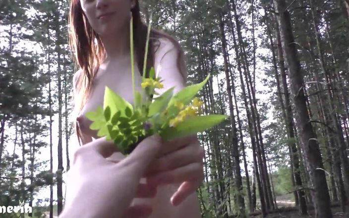 Afemeria: Horny Girlfriend Loves to Walk Naked in the Woods