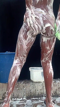 Hot Village Style Bathing, Love Feeling the Breeze Blow on My Juicy Tight Asshole