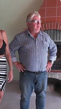 Busty German MILF Dacada Fucks Old Fat Guy