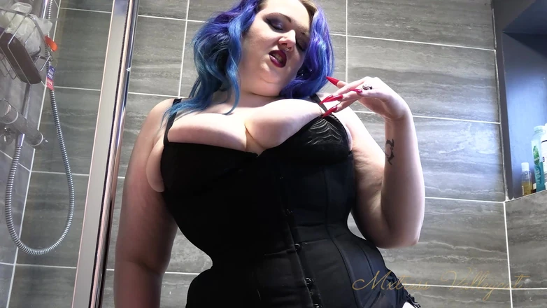 Mxtress Valleycat: Spiderweb Lingerie Tease