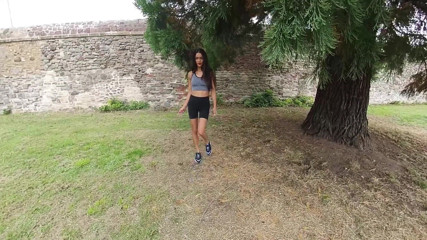VR smokers HD-2D Videos Only: Kim Model - Walkabout