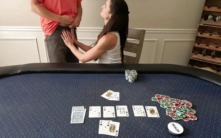 littlebuffbrunette: Poker Girl Goes All in and Losses More Than Her...