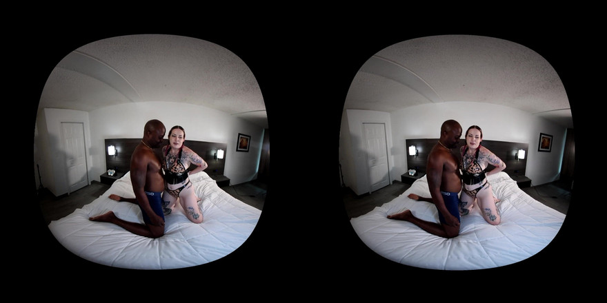 Playhard VR: Emo puta Lady Lazarus preñada por leche de bbc