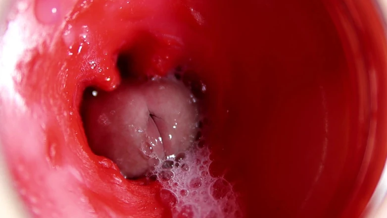 SEXY_GUYBEST: マンコの中カメラ:マンコに強力絶頂!4K More Spermで最高の内部ASMR