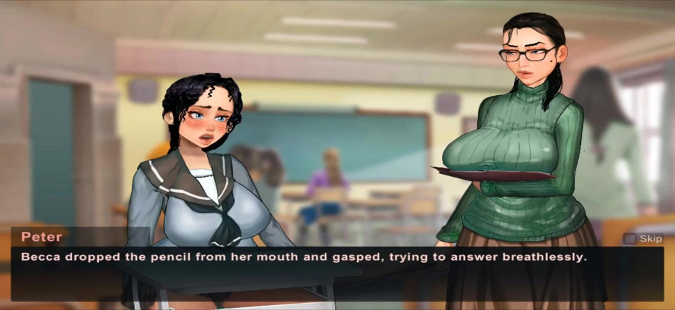 Hentai World: Taffy tales bitch moan in a class