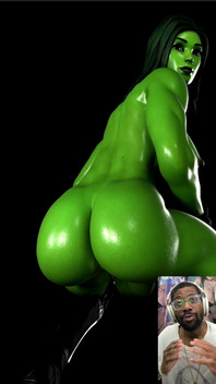 This Futa Cock Milky Breast Ass She-hulk Twerking Animation Is Better Than the Original