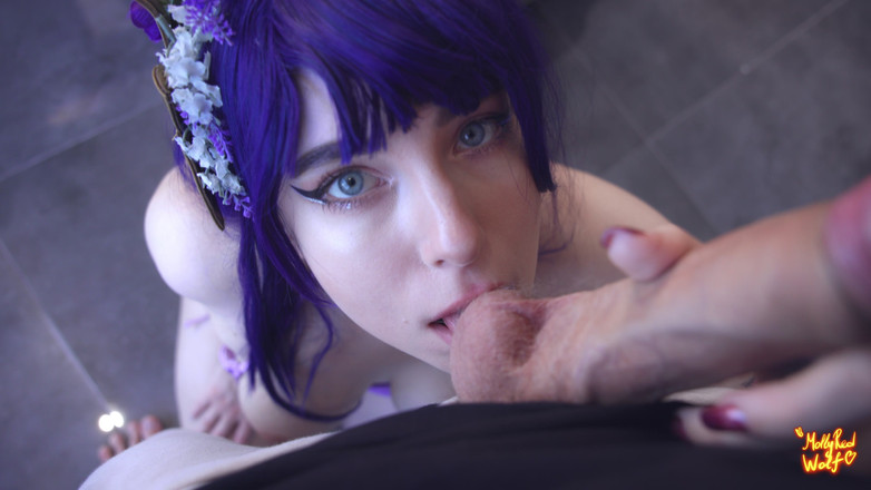 MollyRedWolf: Shogun raiden vui vẻ trong kỳ nghỉ - Mollyredwolf