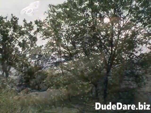 DudeDare: Horny studs bang hardcore in the woods