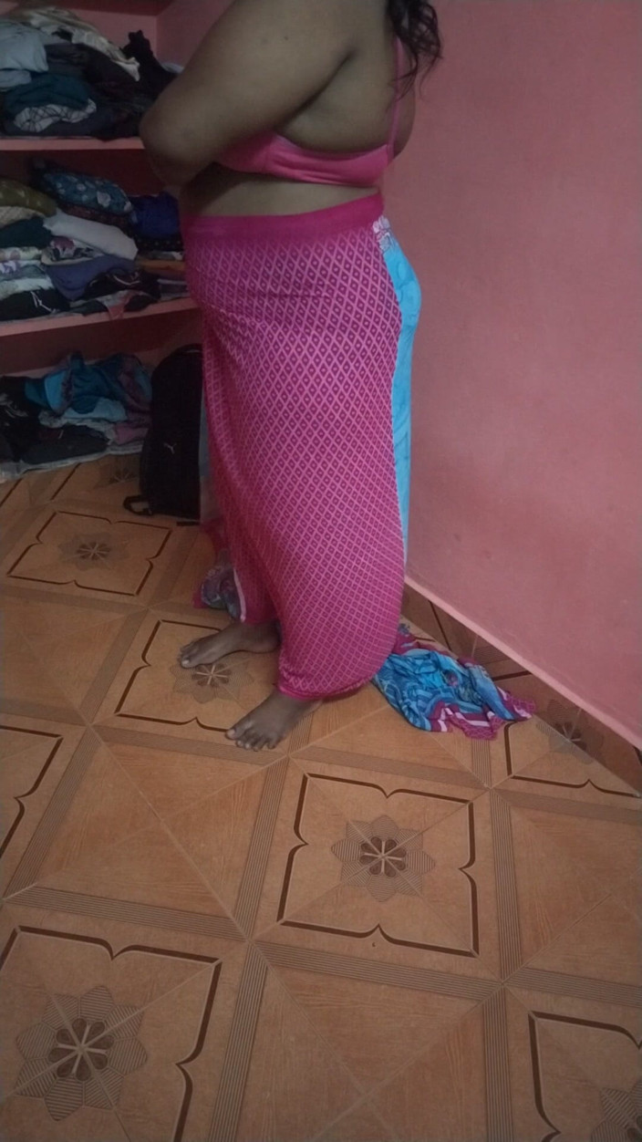 Priya aunty: Saree Wearing for Next Shoot