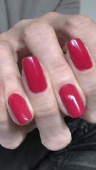 Classic Elegant Red Fingernails in the Afternoon, Lady Victoria Valente