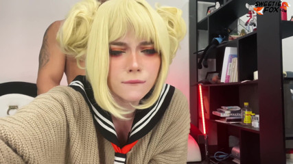 Sweetie Fox: Himiko Toga and her hairy pussy celebrate 18th with first sex...