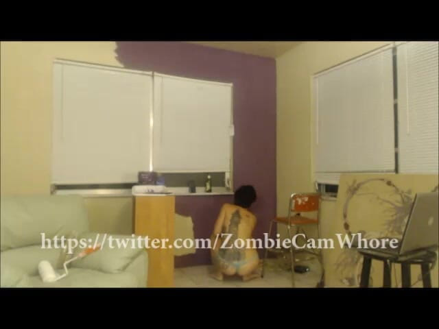 Goddess Vivian Leigh: Voyeur Topless Painting