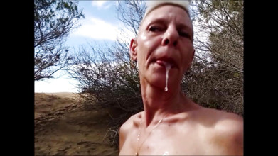 Corabitch Collects a Lot of Sperm in Maspalomas | Faphouse