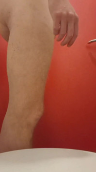 Public! Fingering and Almost Fisting Ass Plublic Toilet