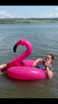 Yes, I’m Really Floating Around in Leggings