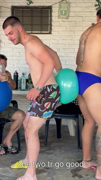 Zabawa na gorąco z balonami