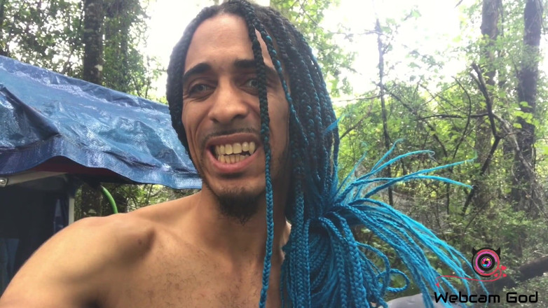 Arthur Eden aka Webcam God: Masturbation matinale avec mère nature