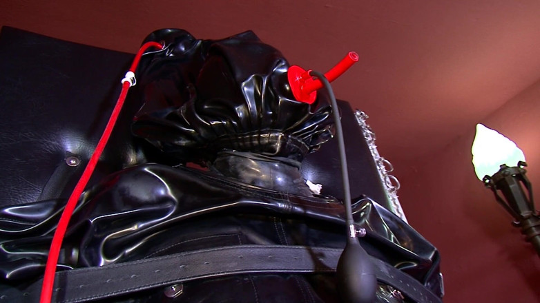 Videos Medical y Sado: Punished with serious kit and under the hooded dryer
