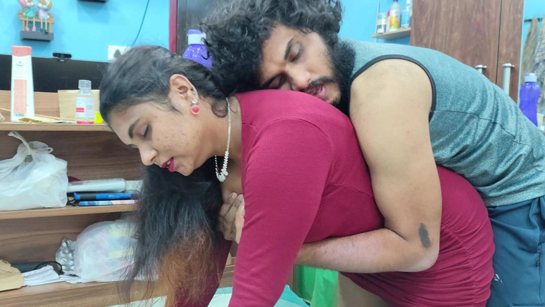 Vaishnavysharunraj: Dragoste sexy cu Sărut în cur și Lins de coapse