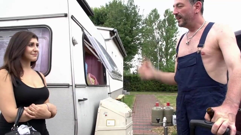 Deutschland porn: Huge mature cock for July Johnson