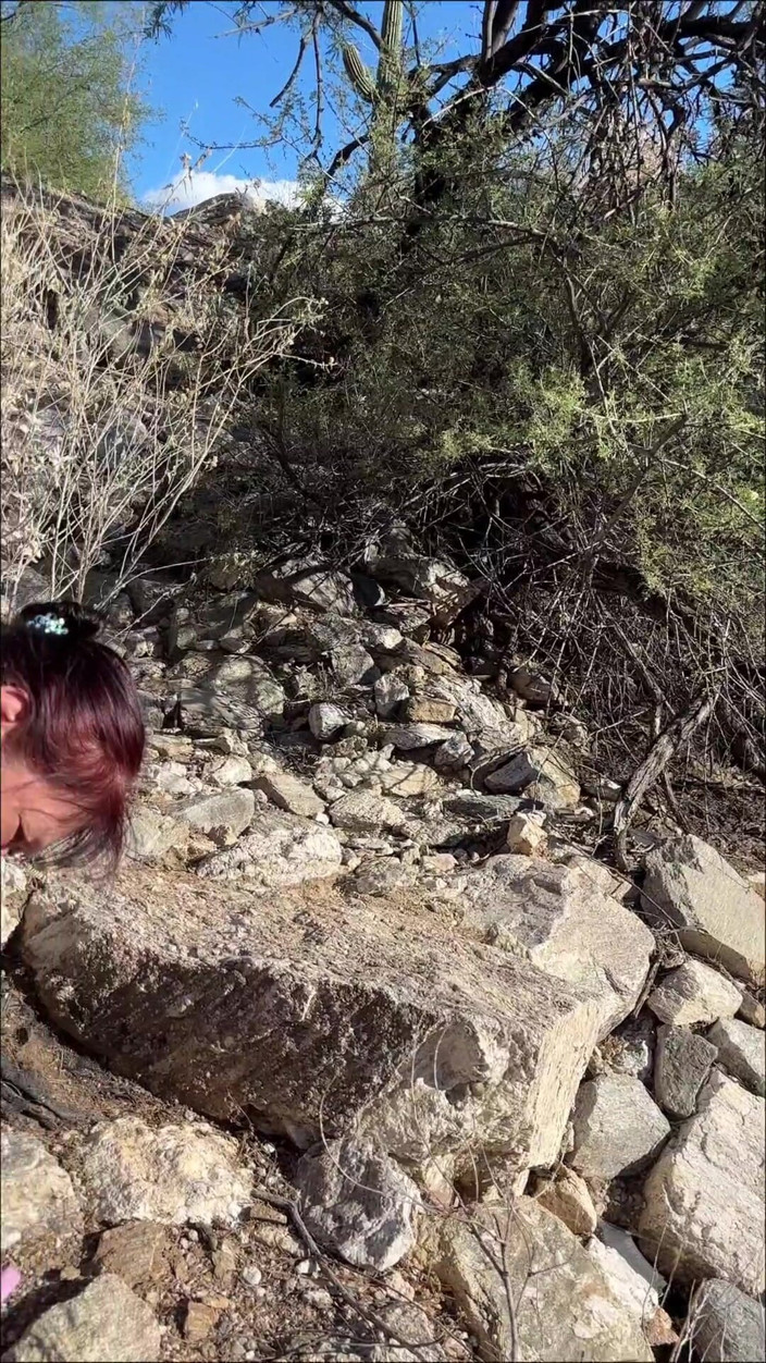Zilah Luz: Masturbating My Hairy Pussy While Exploring Nature