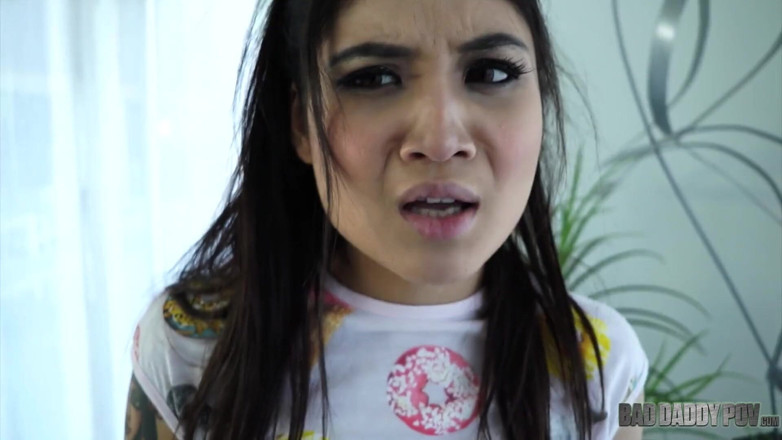BadStepFamilyPov: Brenna Sparks รอยสักโดนพ่อเลี้ยงพ่นน้ำแตกใส่ท้อง