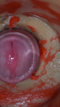 Inseminación - Cámara Interna Captura Eyaculación Masculina Profunda