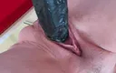 Alicia Rhodes: Pussy Fuck with Black Dildo
