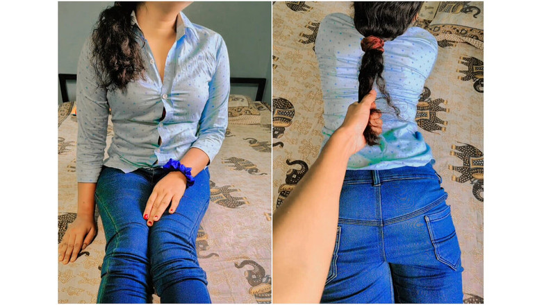 Horney_Ankita: Desi GF BF Nesezdaný sex v Oyo, Desi Vesnice GF...