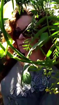 Sucking Black Cock in the Bushes