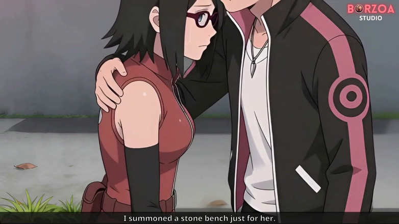 Borzoa: Naruto: Boruto Gangbangs and Creampies Sarada - Gone Wrong (uncensored Hentai)