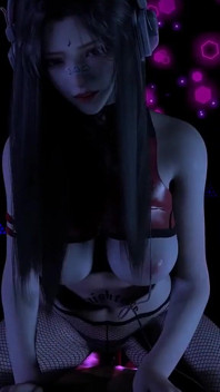 Déesse de la lueur de feu : courbes virtuelles au-delà - animation 3D, hentai